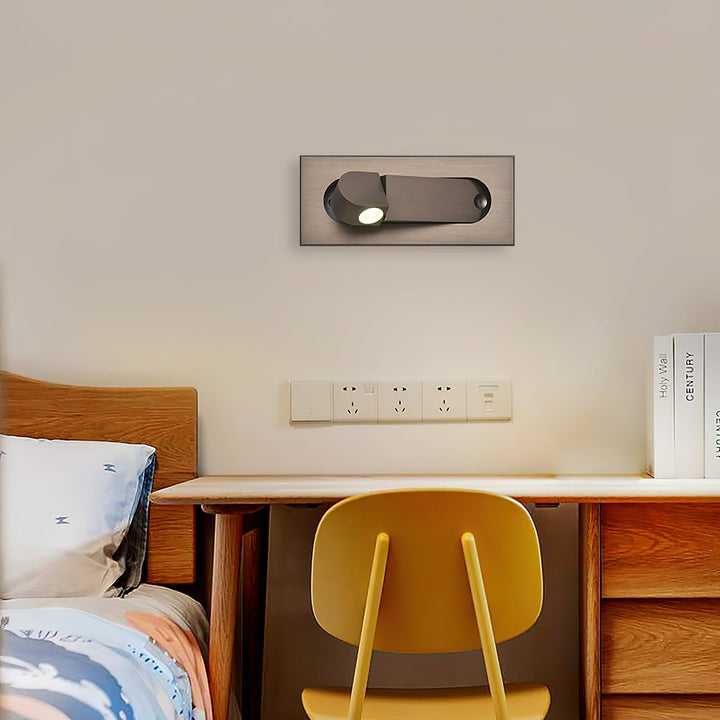 Moderne LED Nachttisch-Leselampe mit verstellbarem Kopf