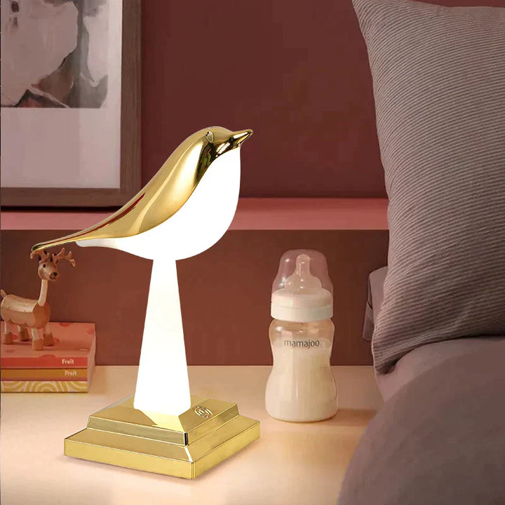 Charmante Vogel-inspirierte Tischleuchte Missbird-V2