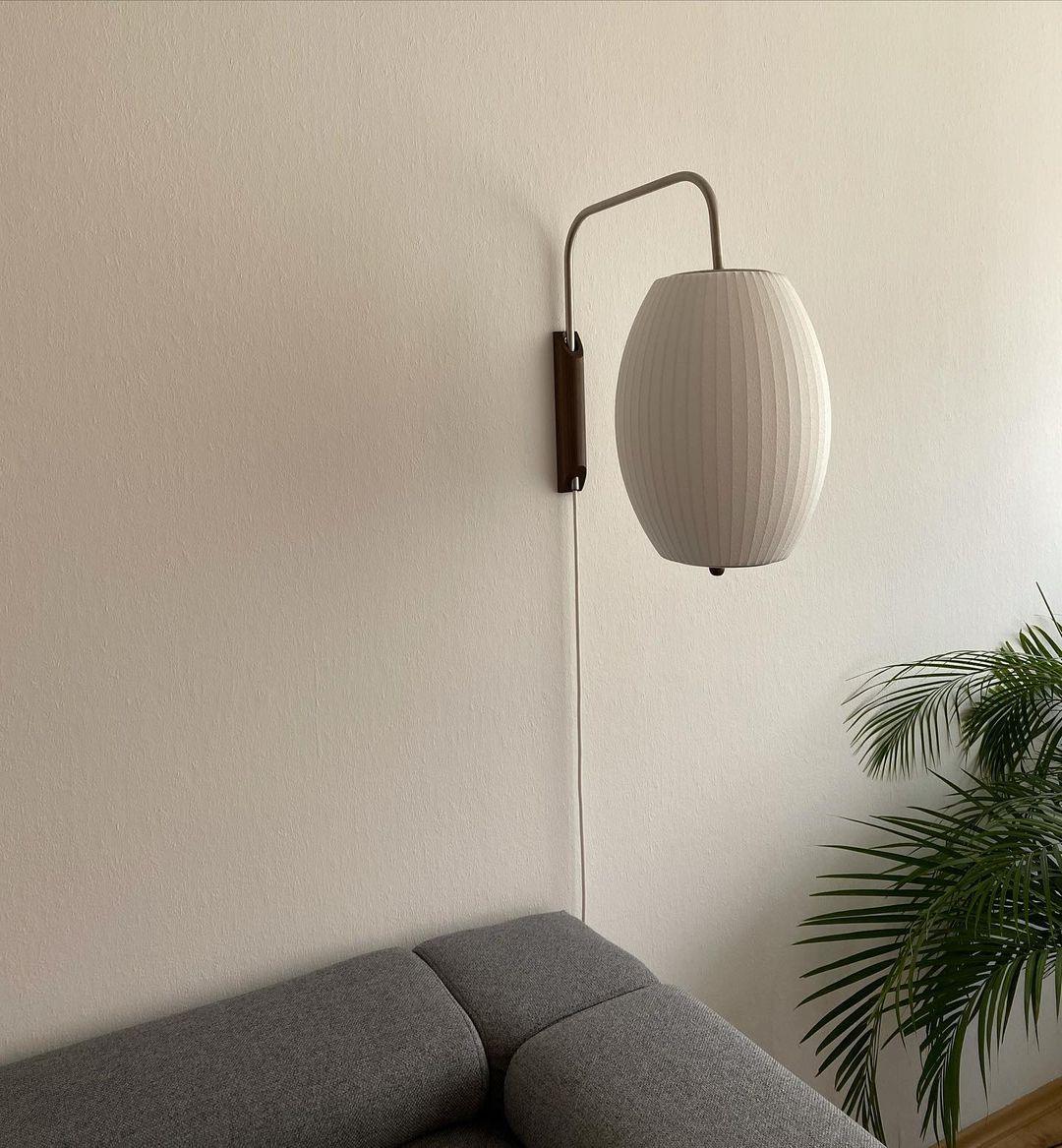 Moderne Wandleuchte Nelson für Schlafzimmer und Flur