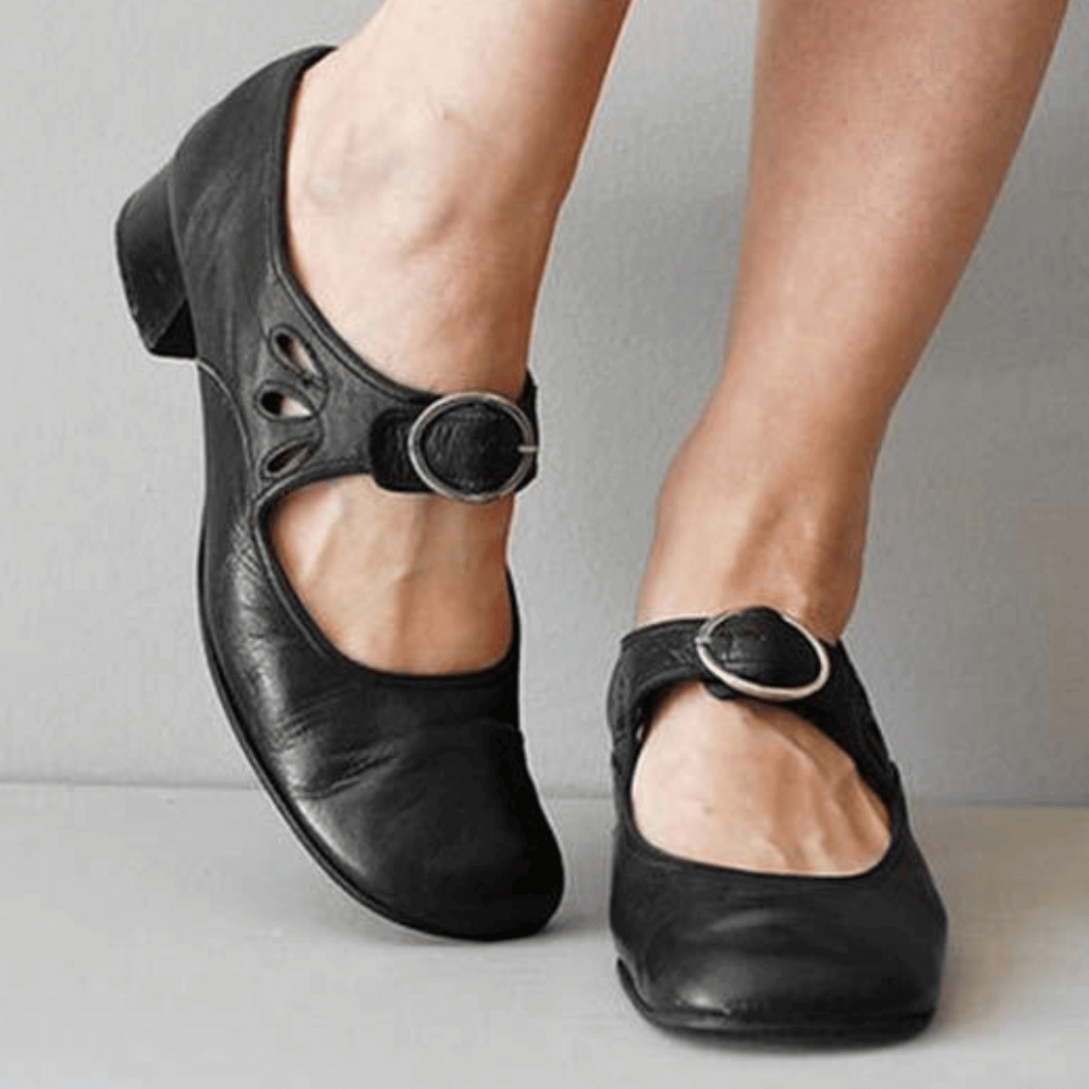 Elegante Ledersandale für Damen mit Komfortsohle