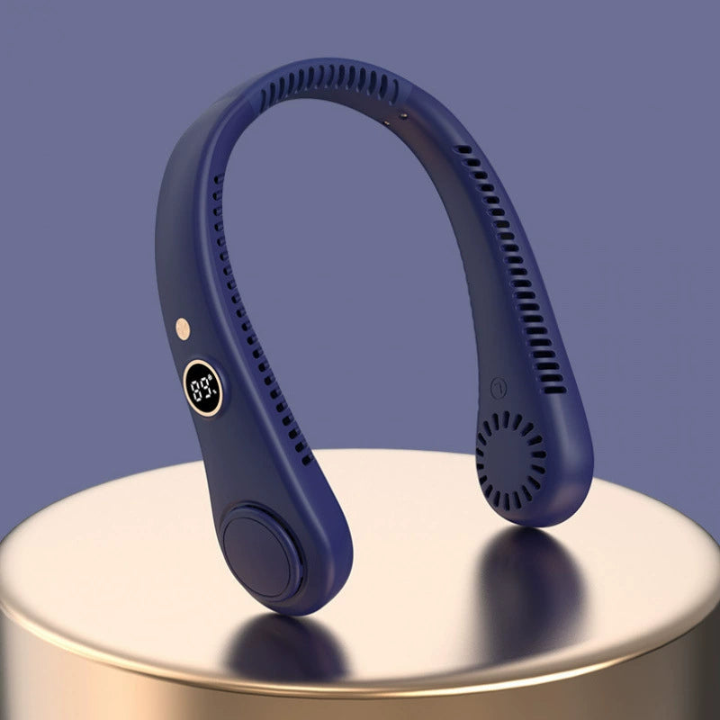 Wiederaufladbarer Nackenventilator - Freihändige Kühlung