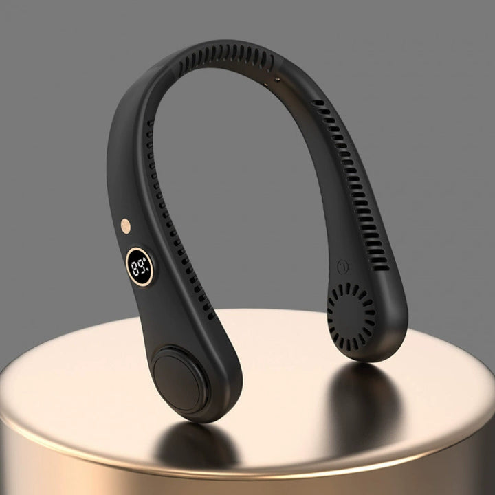 Wiederaufladbarer Nackenventilator - Freihändige Kühlung