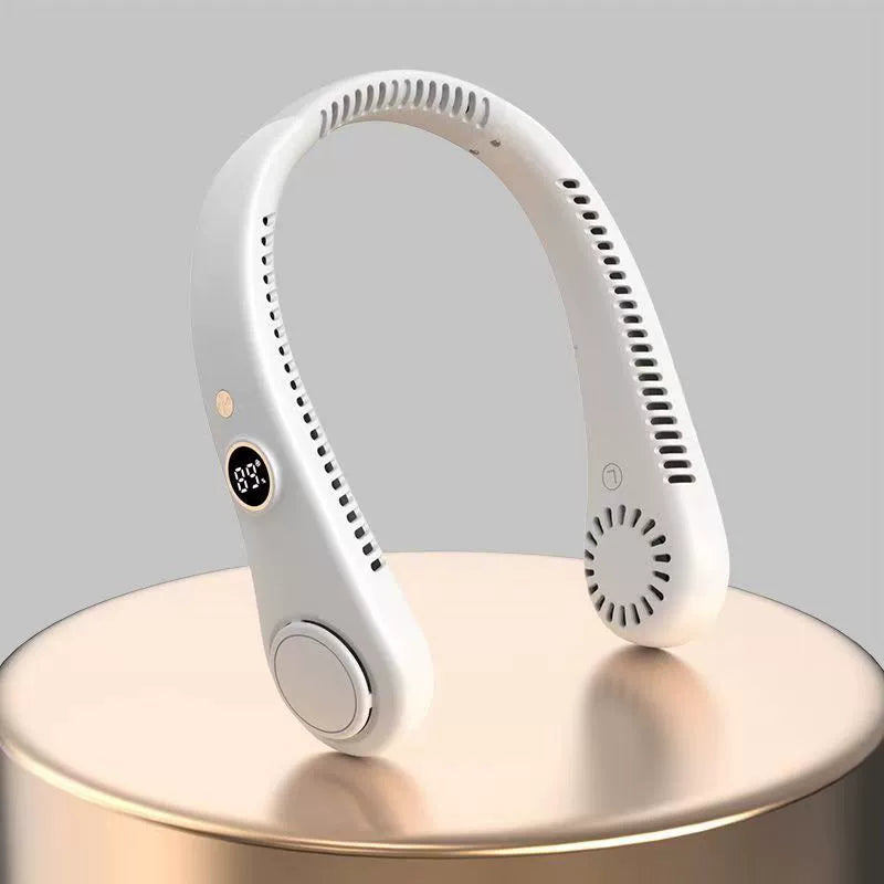 Wiederaufladbarer Nackenventilator - Freihändige Kühlung