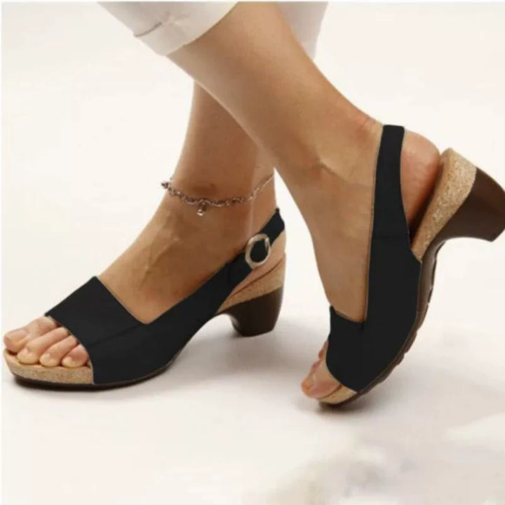 Damen Orthopädische Sommer-Sandalen mit Fersenriemen