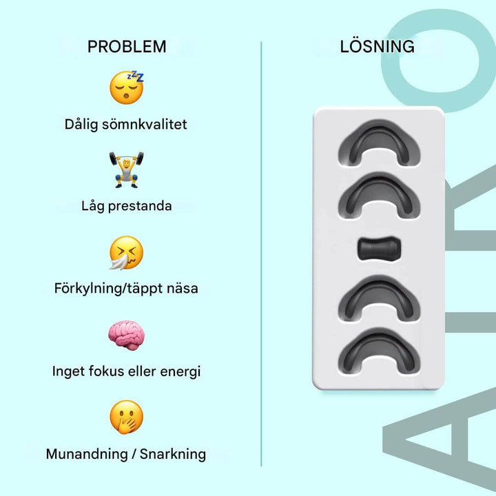 Airo Magnetisches Nasenband-Set – Der neue Standard für die Atmung