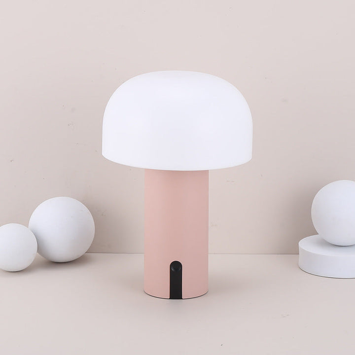 Elegante kabellose Pilz-Tischlampe mit Dimmfunktion