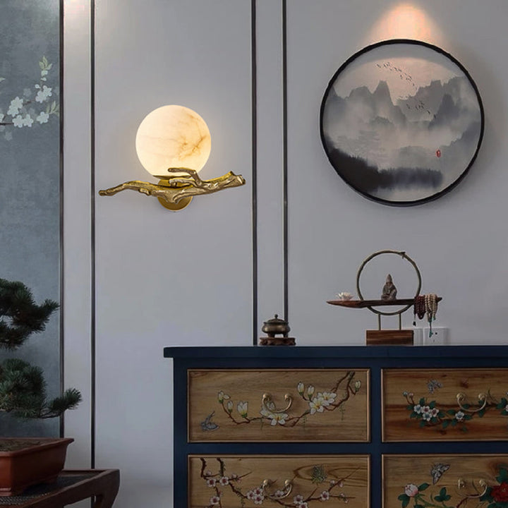 Moderne Marmor-Kupfer-Wandlampe für jedes Zimmer