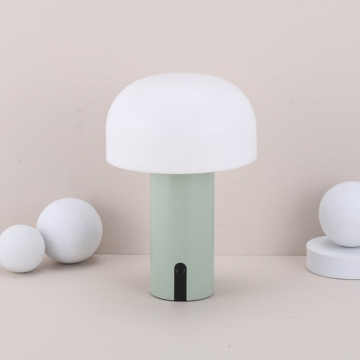 Elegante kabellose Pilz-Tischlampe mit Dimmfunktion