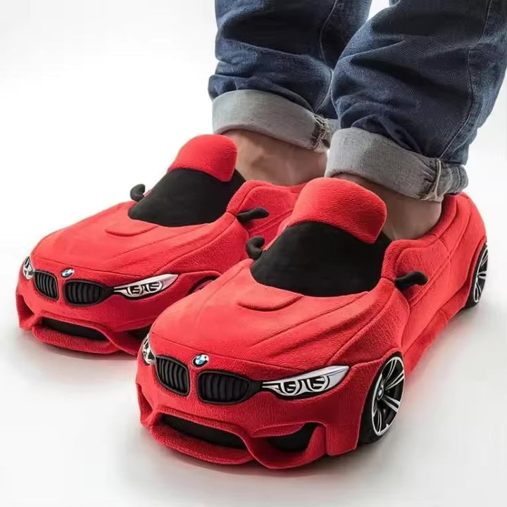 Auto-Design Slipper mit Rutschfester Sohle für Komfort