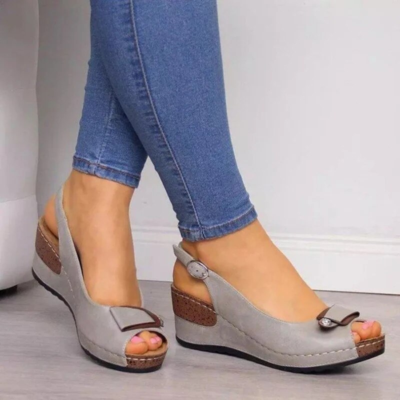 Damen Orthopädische Absatzsandalen - Bequeme Sommermode
