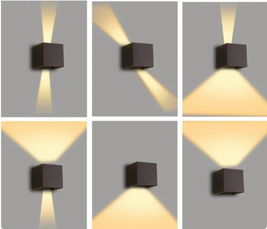 Kabellose LED-Wandleuchte DuoGlow für jedes Zimmer
