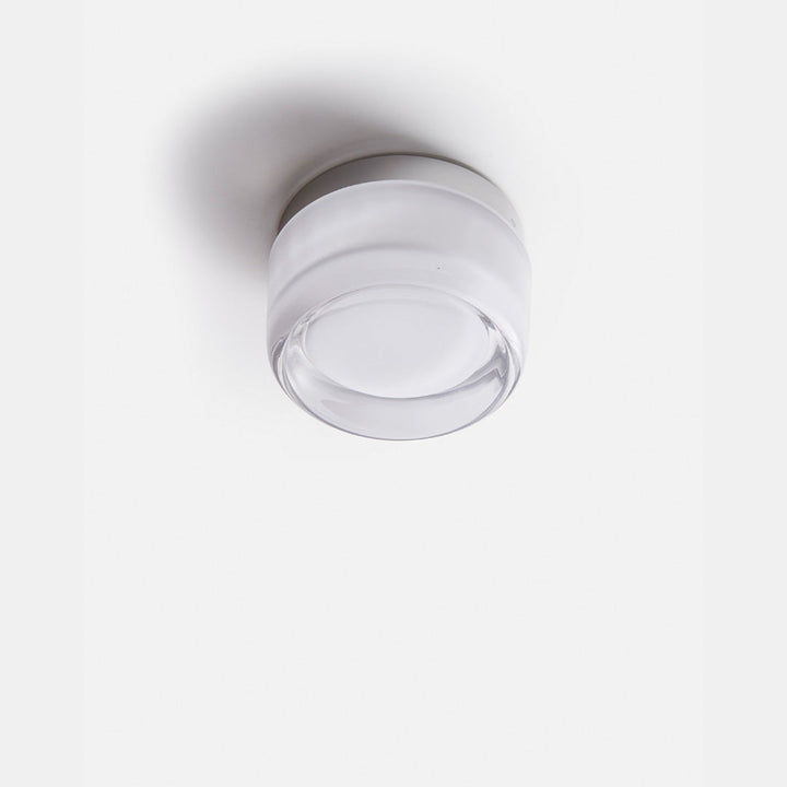 Moderne Dimple Sconce Wandlampe aus Acryl und Aluminium
