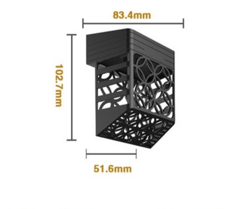 Stimmungsvolle LED-Wandlampe für den Außenbereich