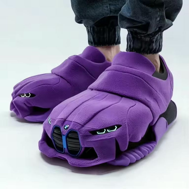 Auto-Design Slipper mit Rutschfester Sohle für Komfort