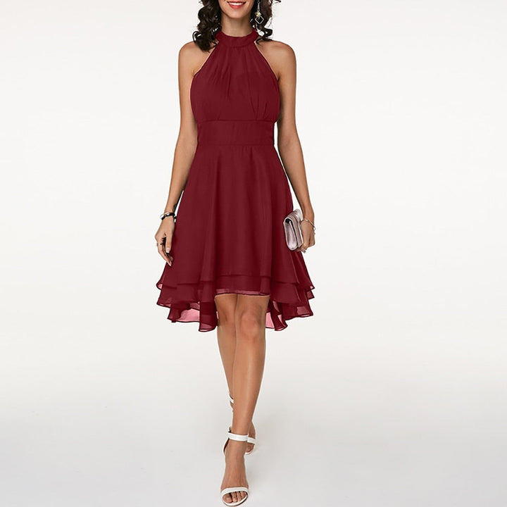 Damenkleid mit Eleganten Rüschen und Femininer Ausstrahlung