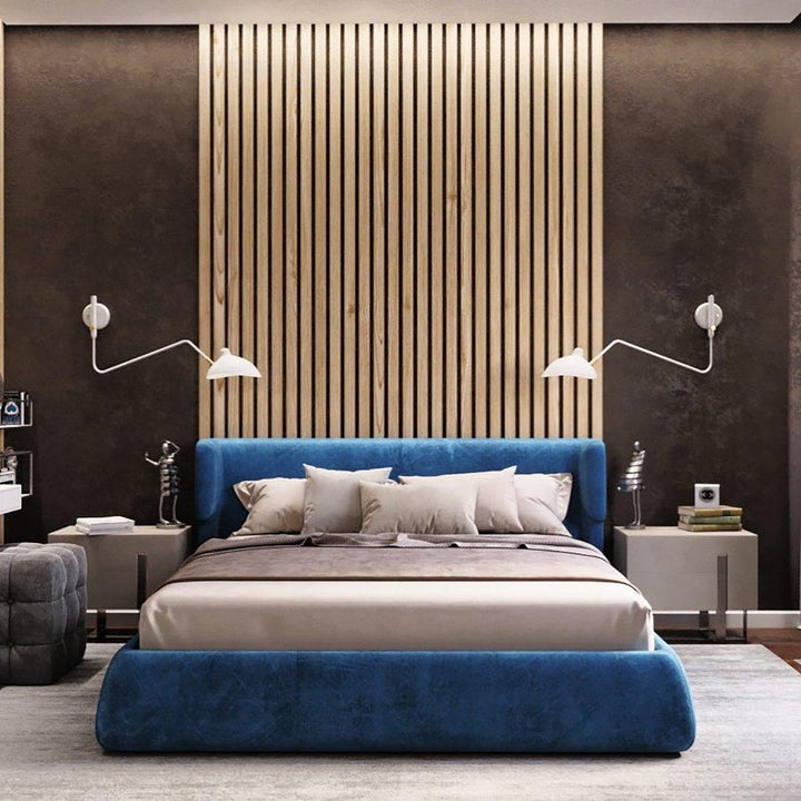 Elegante Serge Mouille Wandleuchte aus Metall