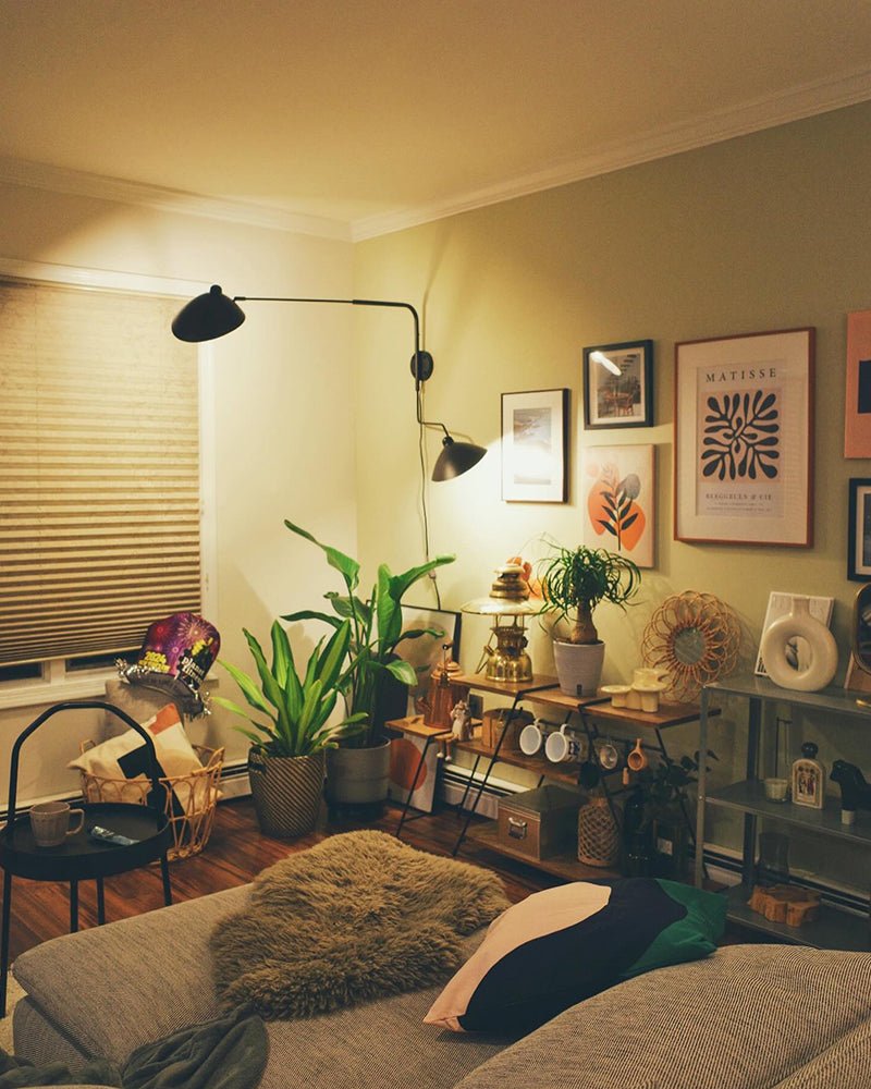 Elegante Serge Mouille Wandleuchte aus Metall