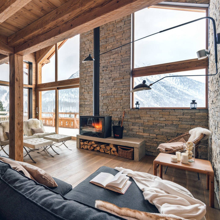 Elegante Serge Mouille Wandleuchte aus Metall