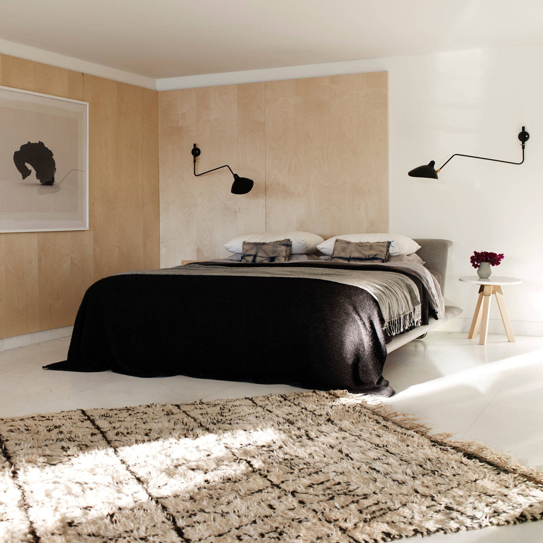 Elegante Serge Mouille Wandleuchte aus Metall