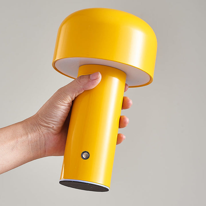 Stilvolle Italienische Schnurlose Pilz-Tischlampe