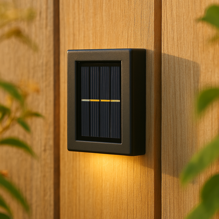 LED Solar-Wandlampen für Außenbereiche, wetterfest