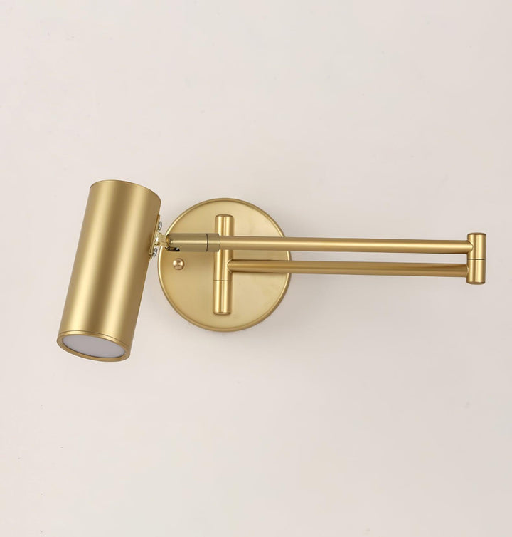 Moderne Schwenkarm-Wandleuchte aus Metall für Zuhause