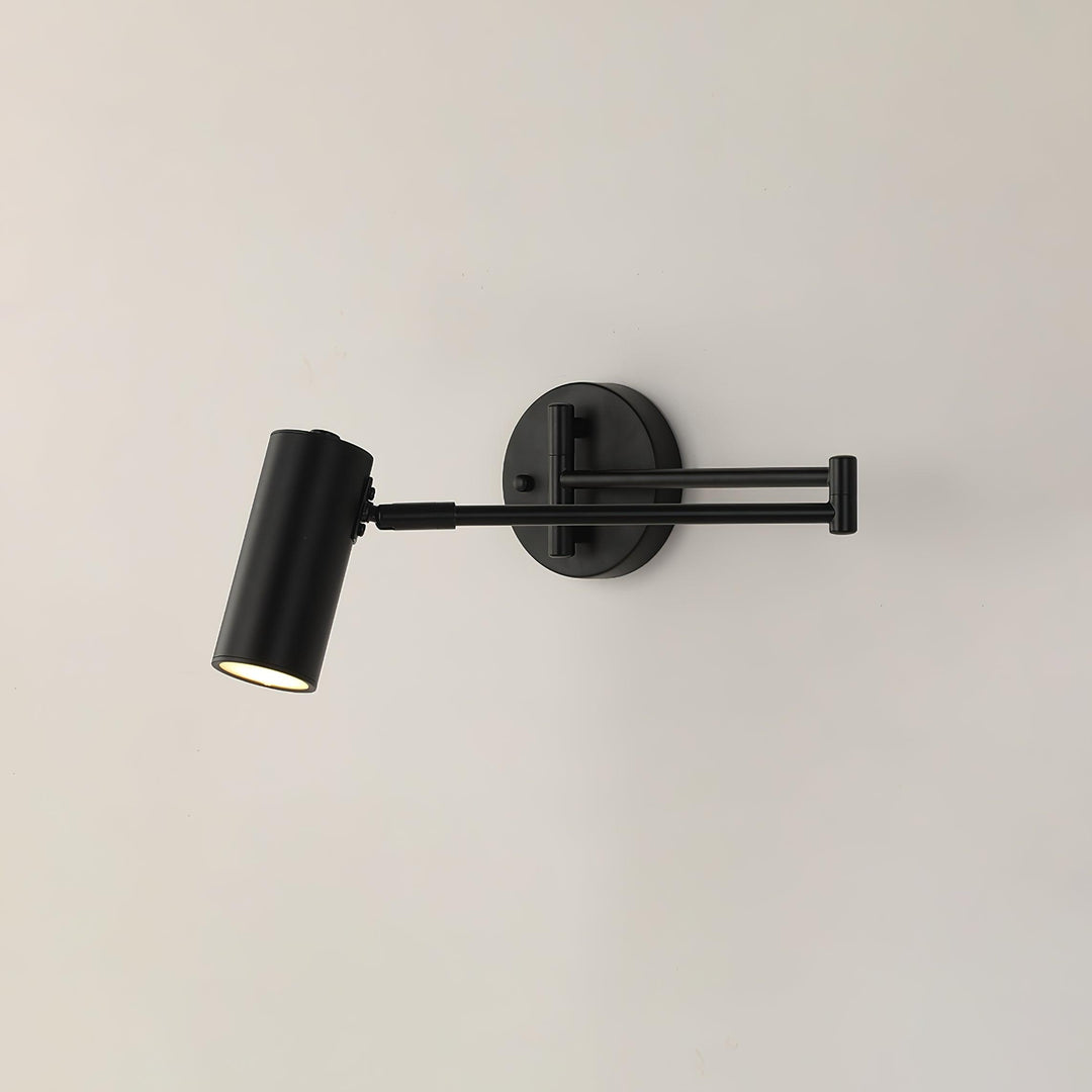 Moderne Schwenkarm-Wandleuchte aus Metall für Zuhause
