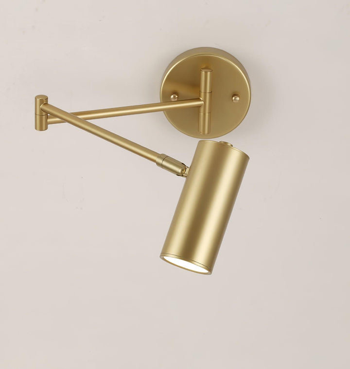 Moderne Schwenkarm-Wandleuchte aus Metall für Zuhause
