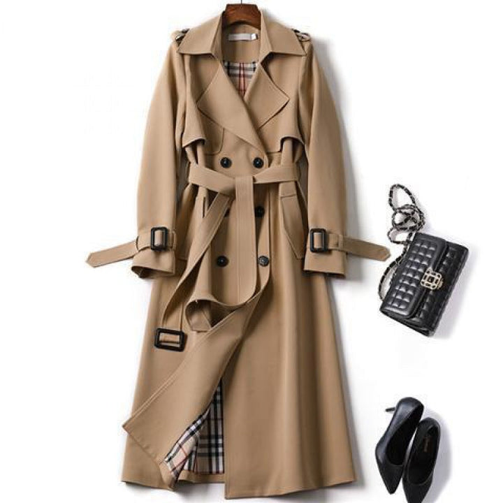 Eleganter Damen-Trenchcoat in Mittellänge