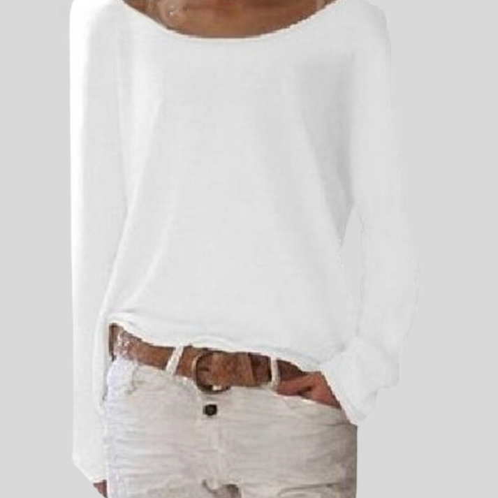 Damen Strickpullover Rundhals in Eleganten Farben