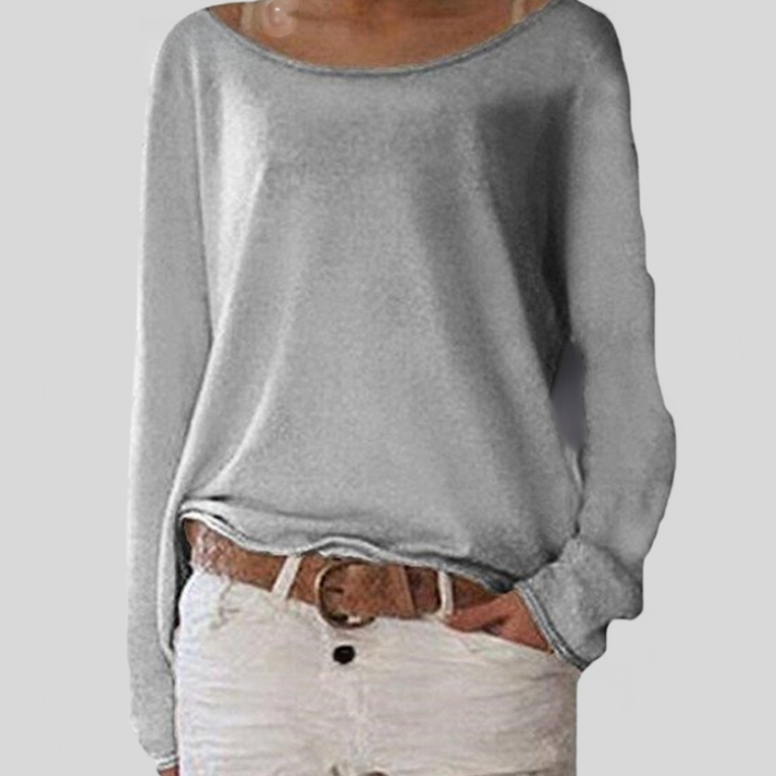 Damen Strickpullover Rundhals in Eleganten Farben