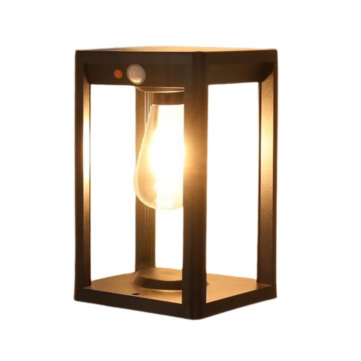 LED Säulen-Solarlampe für Garten und Hof