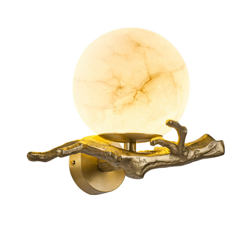 Moderne Marmor-Kupfer-Wandlampe für jedes Zimmer