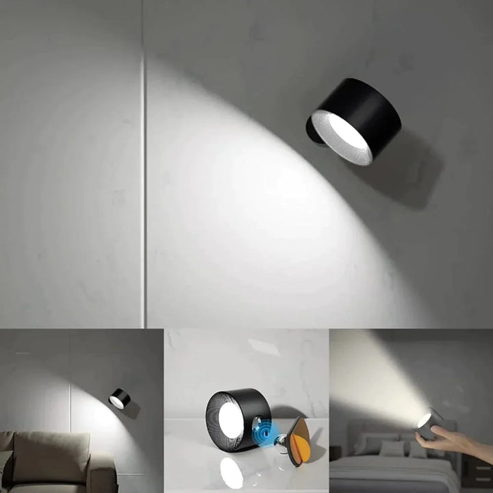 Kabellose 360° Wandleuchte mit Smart-Touch und LED
