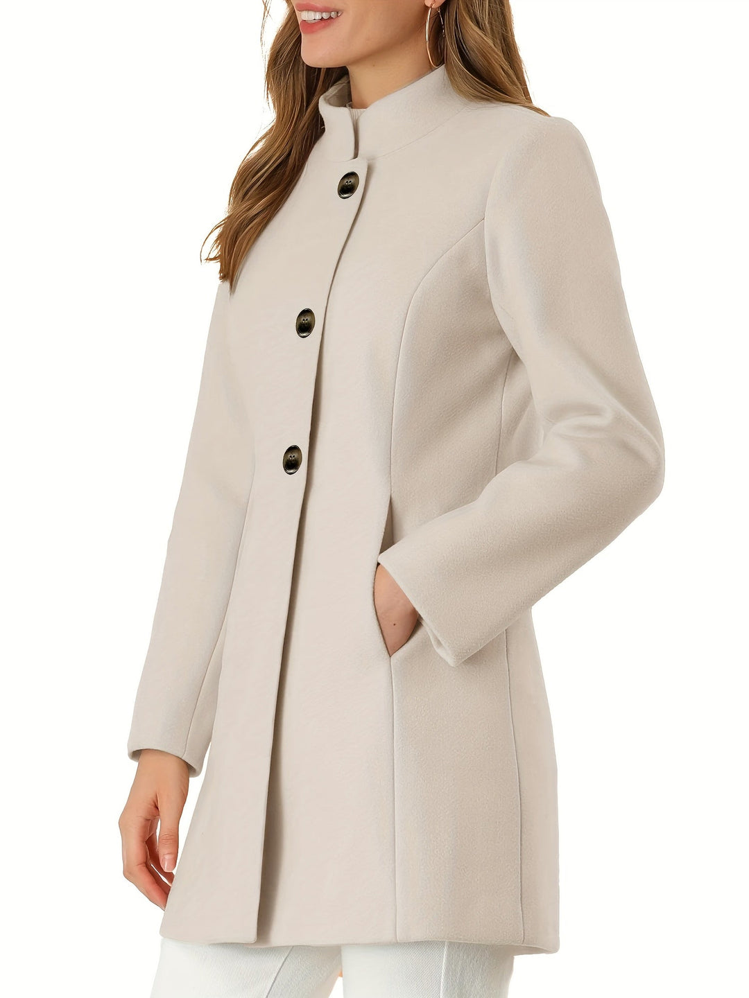 Damen Eleganter Zeitloser Mantel für Herbst & Frühling