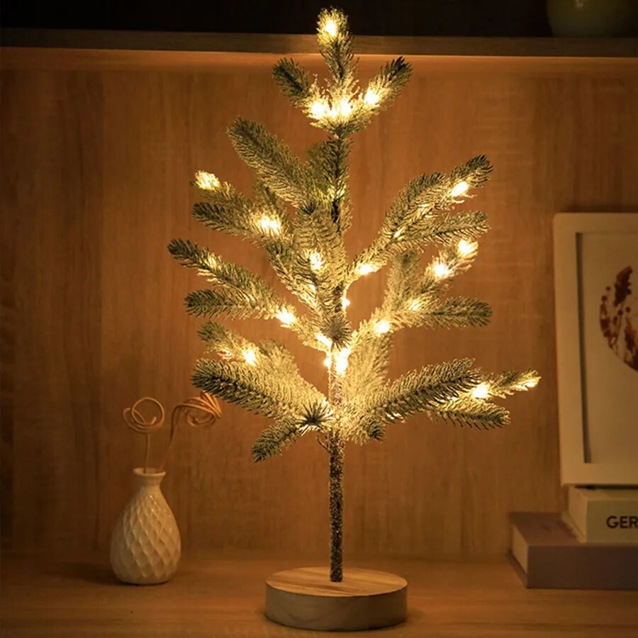 Künstliche Weihnachtsbaum-Nachtlicht für festliche Dekoration