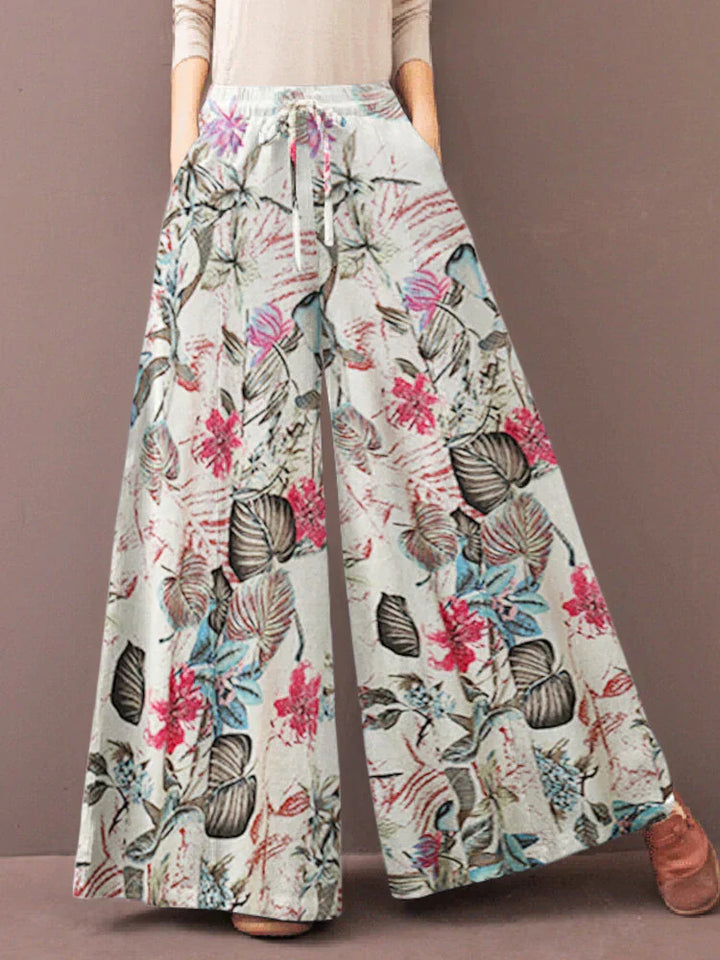 Damen Lässige Hosen mit Blumenmuster - Verschiedene Farben