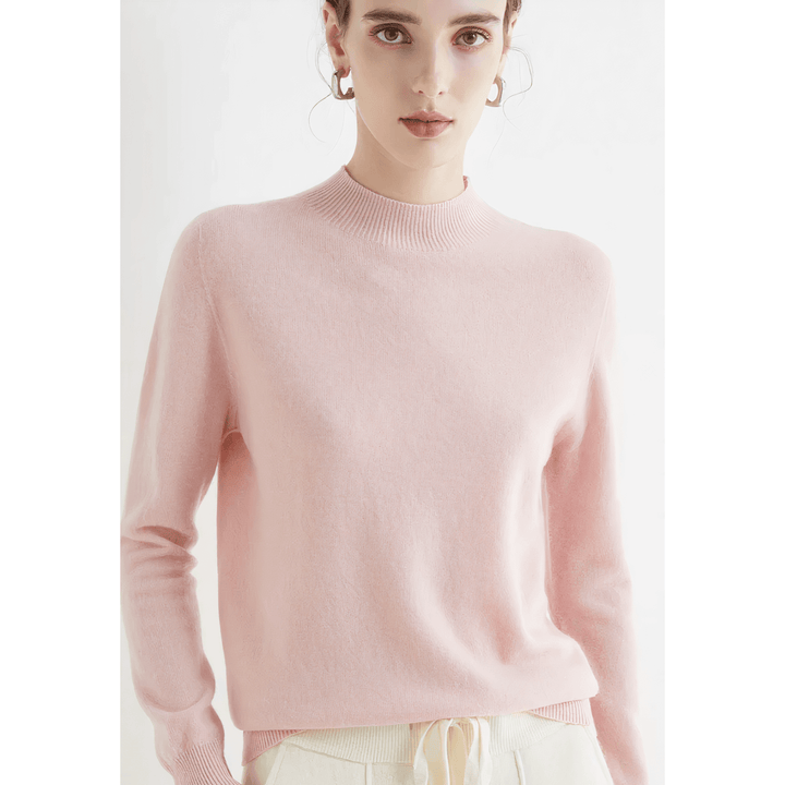 Weicher Damen-Pullover mit Rollkragen