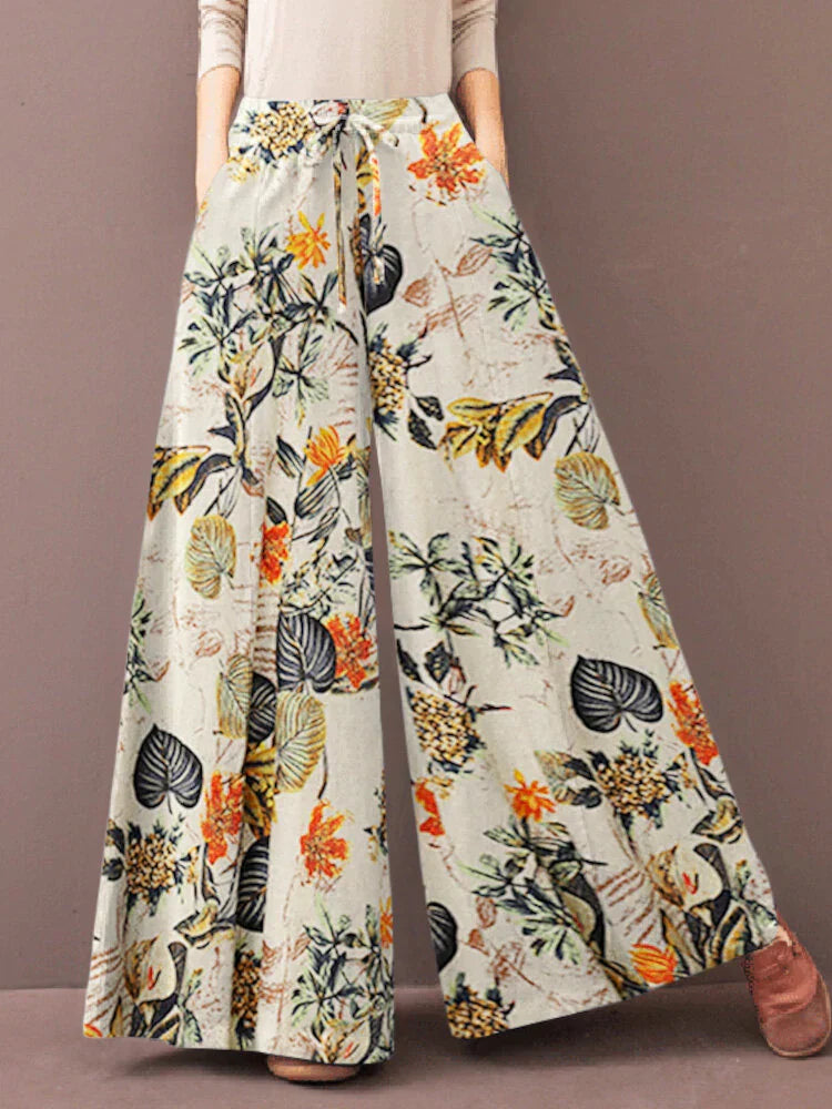 Damen Lässige Hosen mit Blumenmuster - Verschiedene Farben