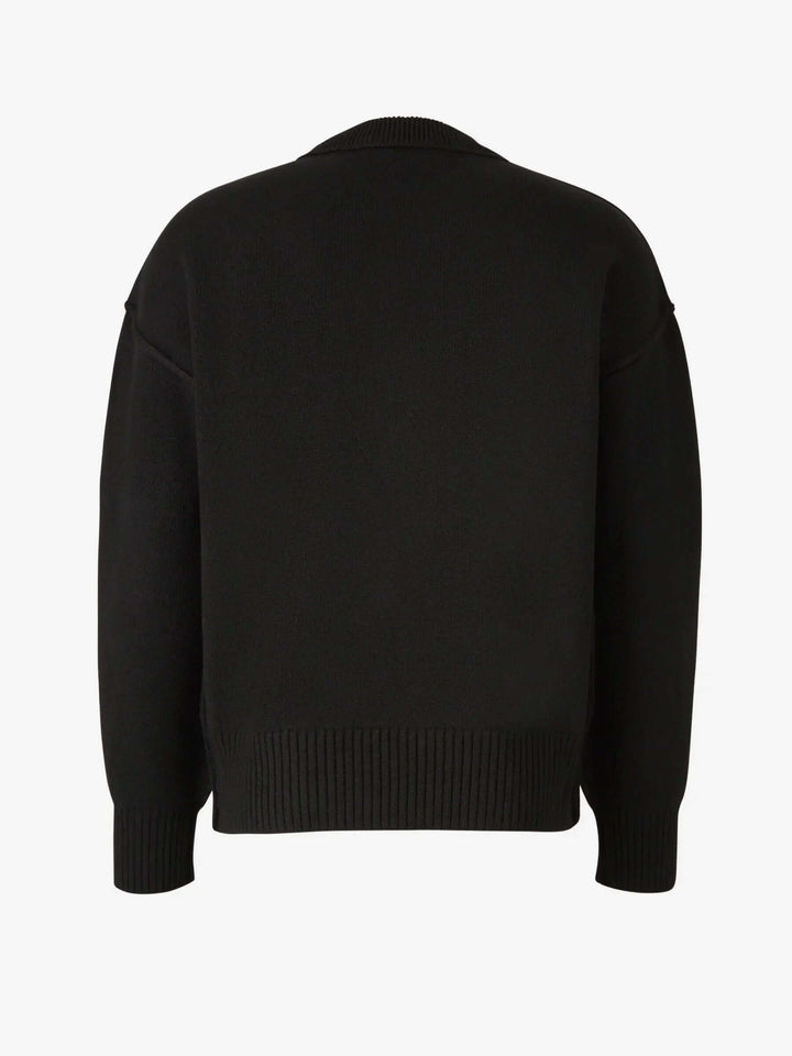 Damen Pullover mit Herz-Druck
