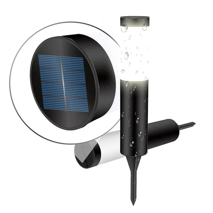 Solarbetriebene wasserdichte LED-Gartenlampe für draußen