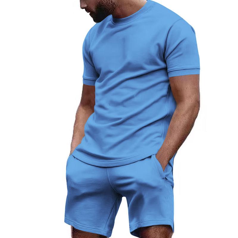 Lässiges T-Shirt & Shorts Set für Herren - Sommer-Outfit