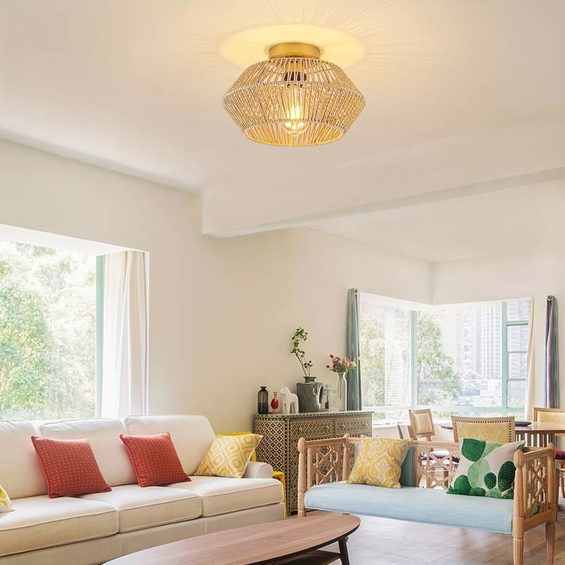 Boho-Deckenleuchte für Wohnzimmer und Schlafzimmer
