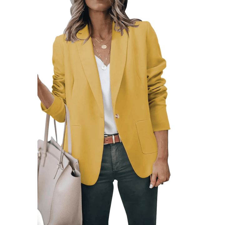 Damen Blazer mit Puffärmeln: Elegantes Design