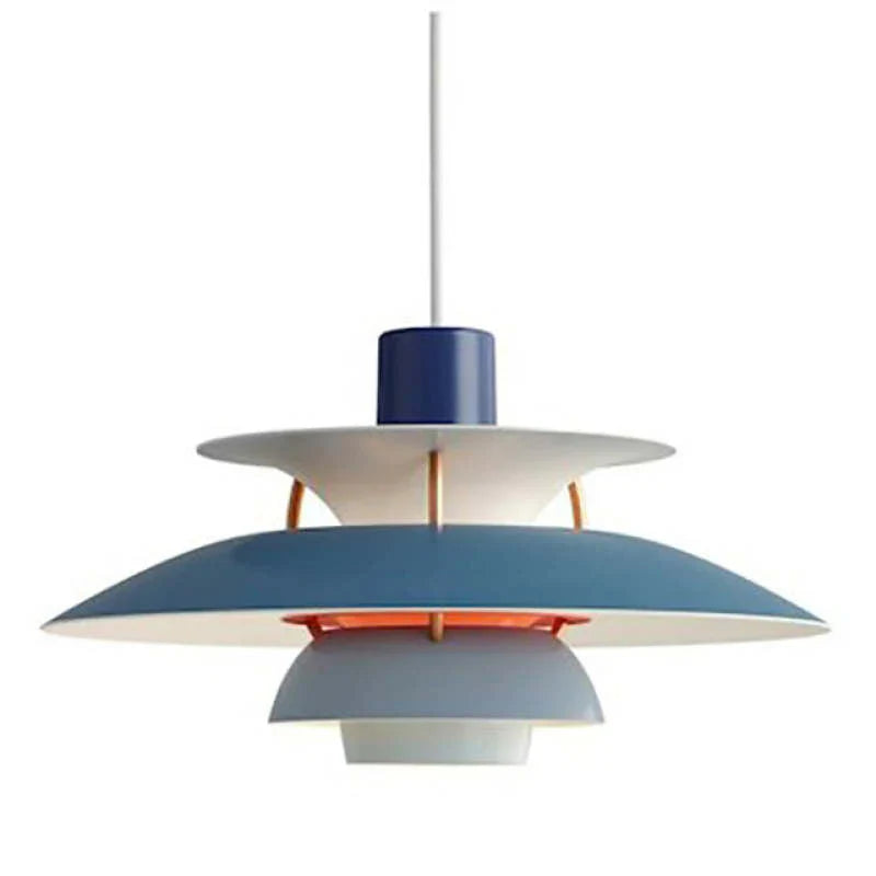 Moderne LED-Hängelampe mit Farbschirm für Innenräume