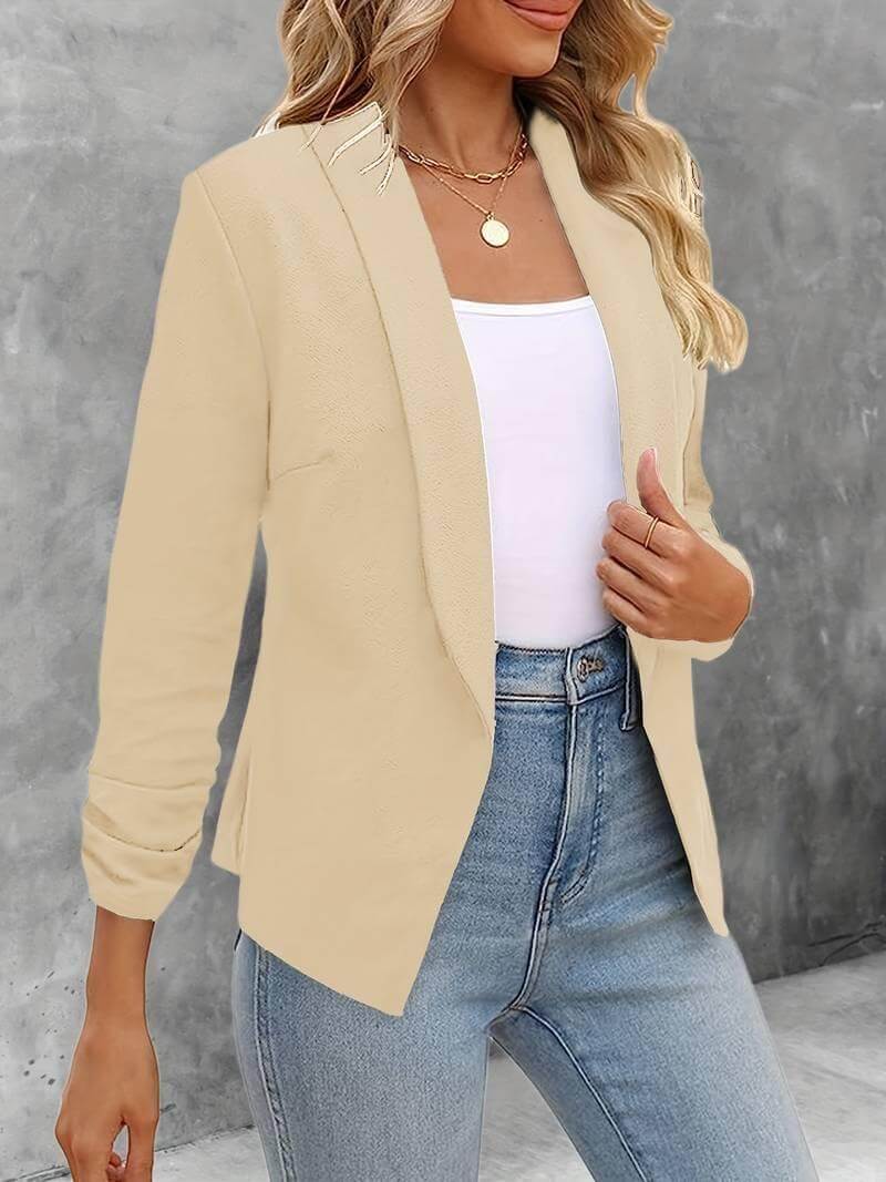 Damen Blazer mit offener Vorderseite