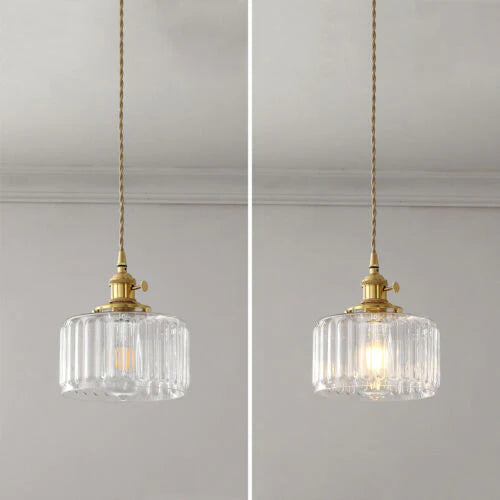 Vintage Kristall-Hängelampe für elegantes Raumlicht