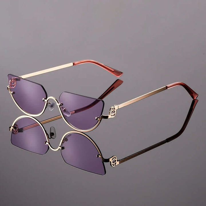 Retro Sonnenbrille: Edle Vintage Sonnenbrille mit UV400 Schutz