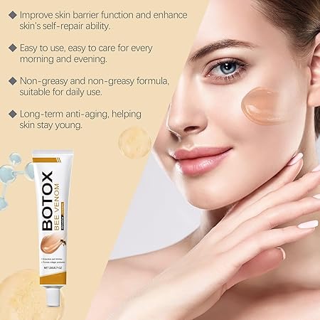 "Anti-Aging Creme mit Soforteffekt, cremige Textur, reduziert Falten, fördert straffe, strahlende Haut, natürliche Pflege."