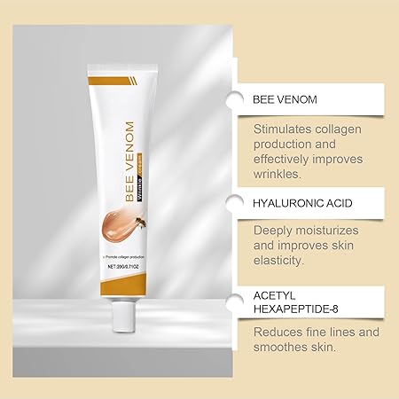 "Anti-Aging Creme mit Soforteffekt, cremige Textur, reduziert Falten, fördert straffe, strahlende Haut, natürliche Pflege."